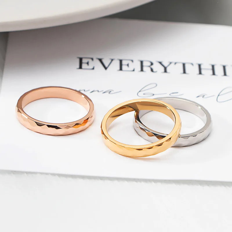 bague anneau 3 couleurs