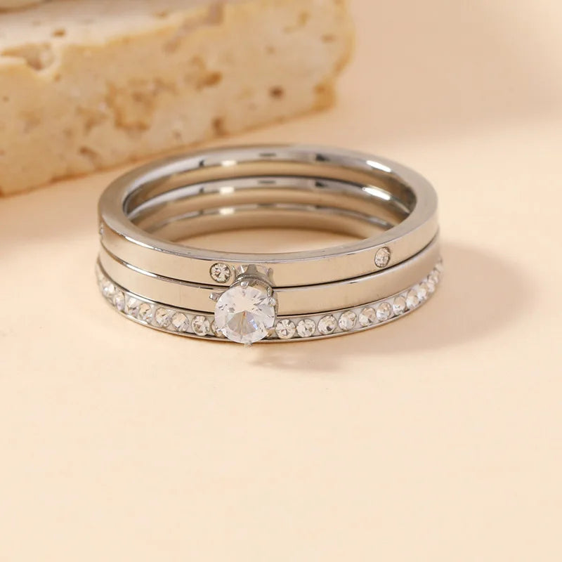 Bague anneau or et argent