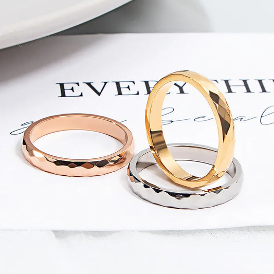 bague anneau 3 couleurs