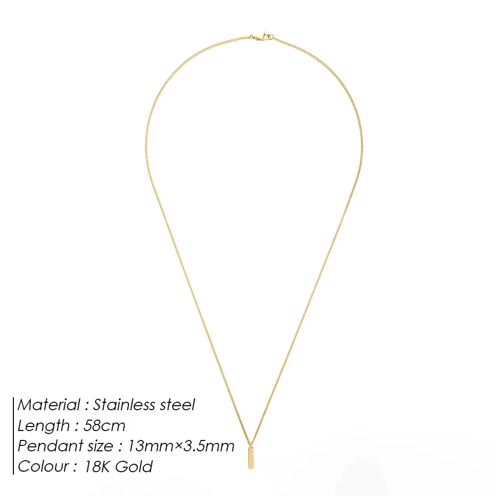 Collier fin et discret