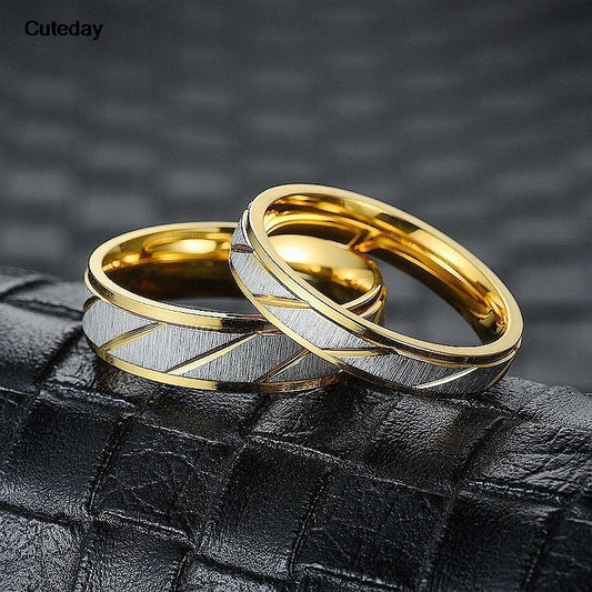 Bague anneau or et argent