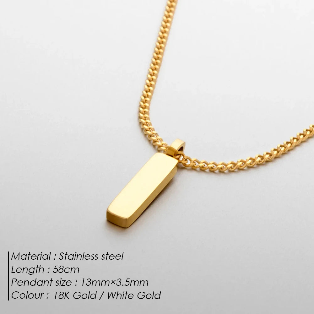 Collier fin et discret