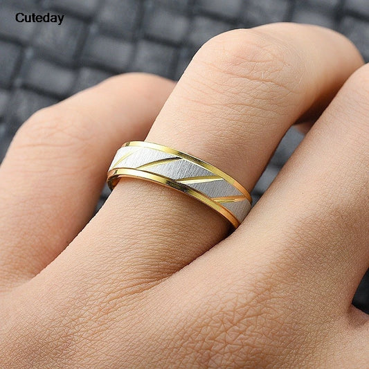 Bague anneau or et argent